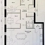 Ferienwohnung-parkplatz-balkon-kueche-smarttv-waschtrockner 아파트 에를랑겐
